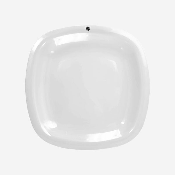 Ref 1633 Lumo Square Plate White