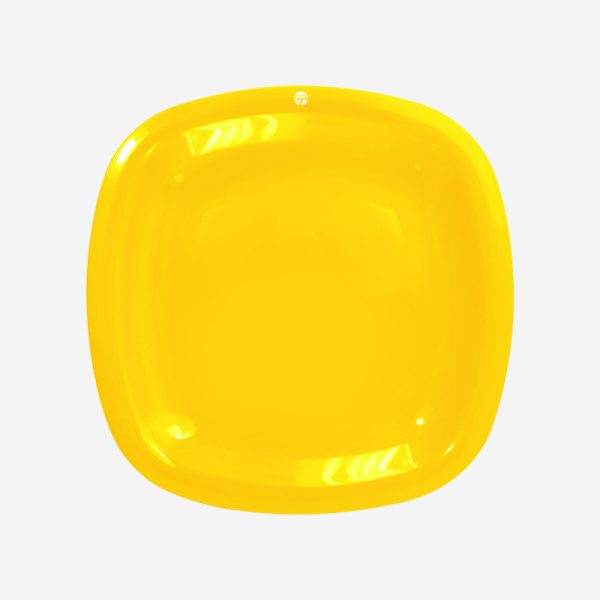 Ref 1633 Lumo Square Plate Yellow
