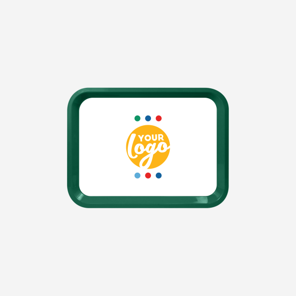 REF 780 SMALL RECTANGULAR TRAY BOTTLE GREEN STICKER