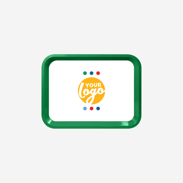 REF 780 SMALL RECTANGULAR TRAY EMERALD GREEN STICKER