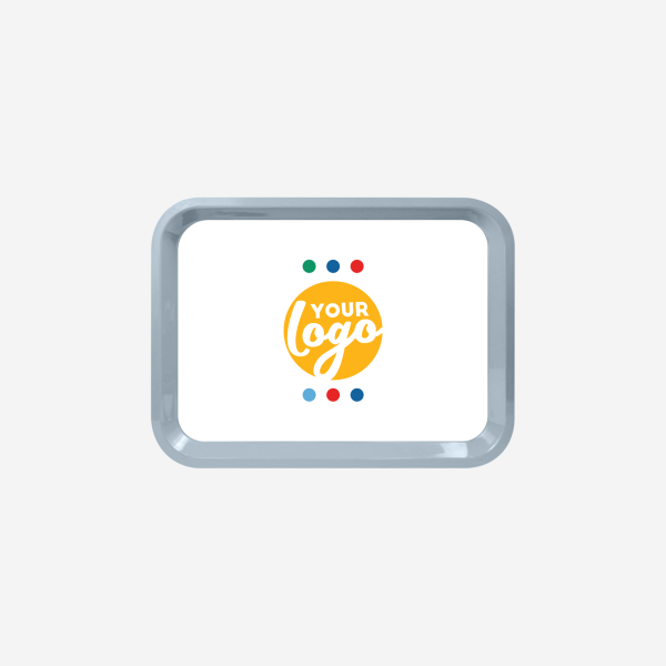 REF 780 SMALL RECTANGULAR TRAY GREY STICKER