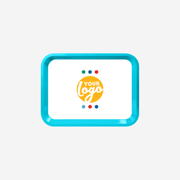 REF 780 SMALL RECTANGULAR TRAY TURQUOISE STICKER