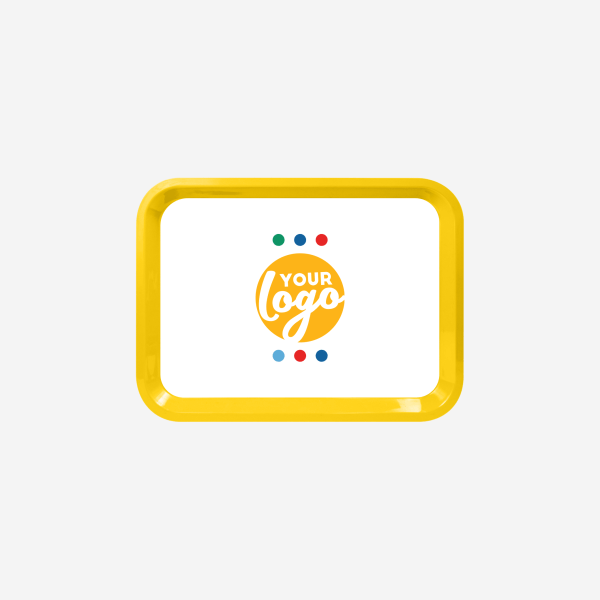 REF 780 SMALL RECTANGULAR TRAY YELLOW STICKER