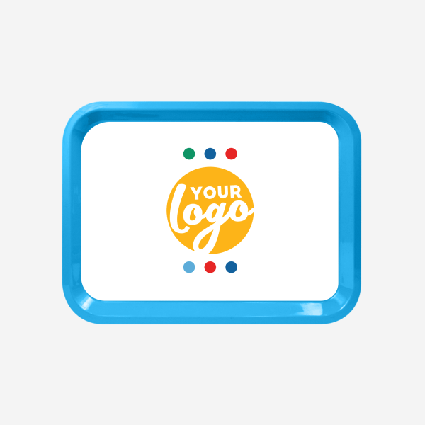 REF 781 MEDIUM RECTANGULAR TRAY CYAN STICKER
