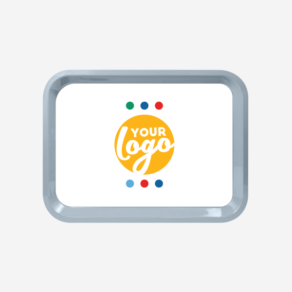REF 781 MEDIUM RECTANGULAR TRAY GREY STICKER