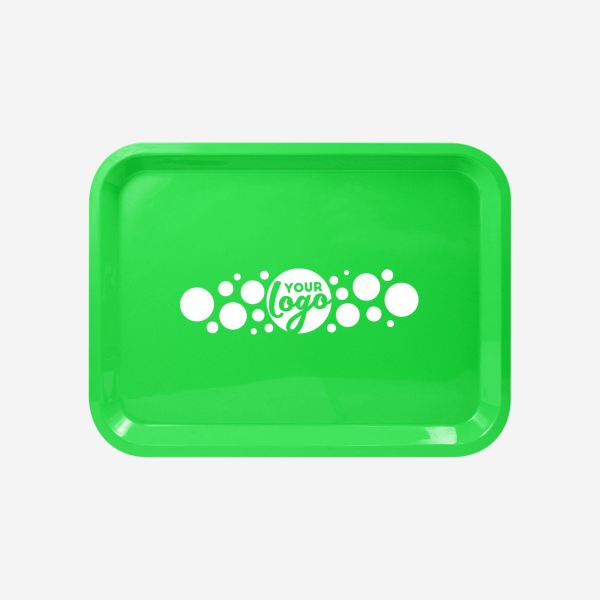 REF 781 MEDIUM RECTANGULAR TRAY NEON GREEN