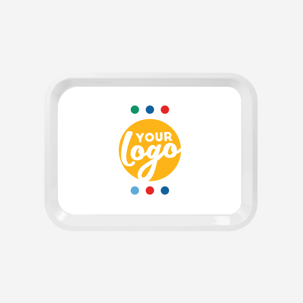 REF 781 MEDIUM RECTANGULAR TRAY WHITE STICKER
