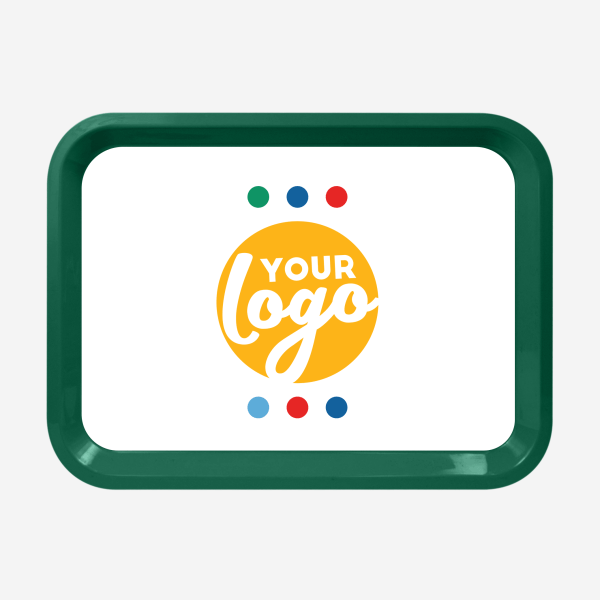 REF 782 LARGE RECTANGULAR TRAY BOTTLE GREEN STICKER