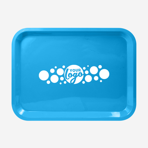 REF 782 LARGE RECTANGULAR TRAY CYAN