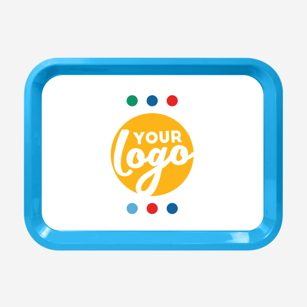REF 782 LARGE RECTANGULAR TRAY CYAN STICKER