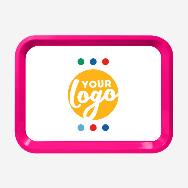 REF 782 LARGE RECTANGULAR TRAY MAGENTA STICKER