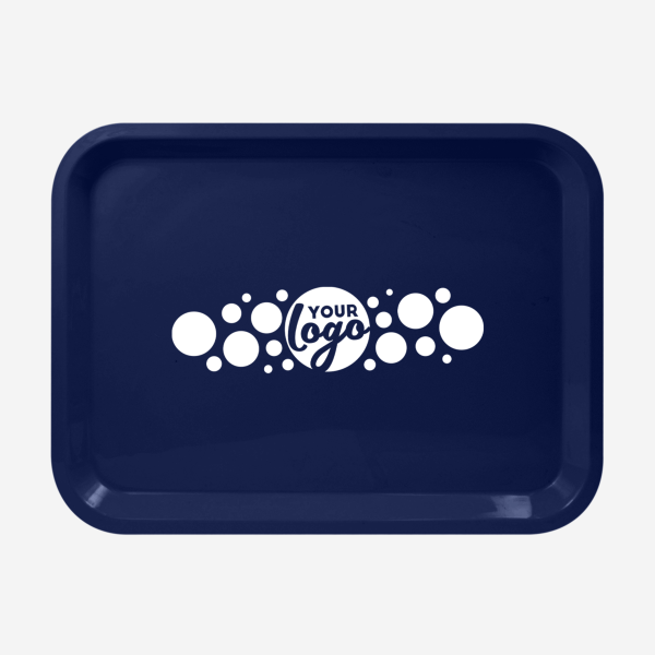 REF 782 LARGE RECTANGULAR TRAY NAVY BLUE