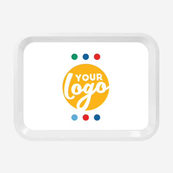 REF 782 LARGE RECTANGULAR TRAY WHITE STICKER
