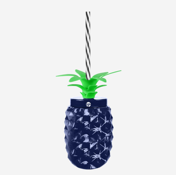 Ref 1456 Pineapple Tumbler 500ml Pad Print Navy Blue