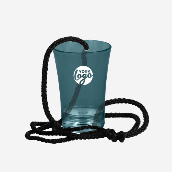 Ref 728 Shot Glasses 50ml With Cord – Clear Charcoal