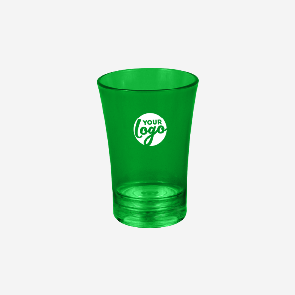 Ref 797 Shot Glasses 50ml – Clear Emerald Green