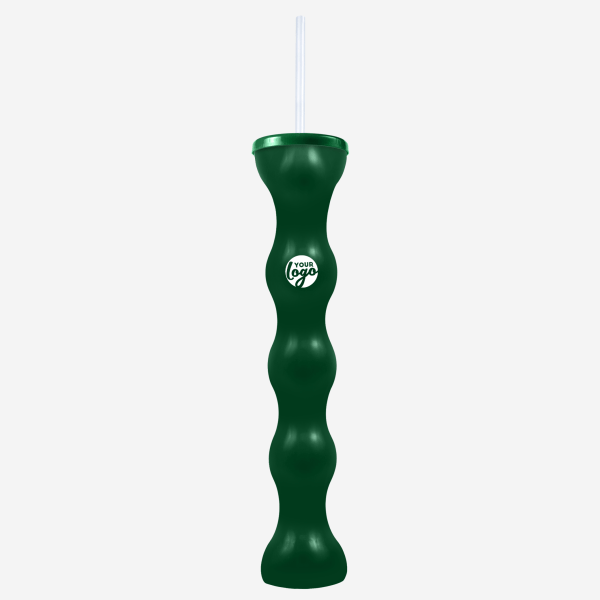 Ref 741 Lumo Bubble Yard Glass 600ml Emerald Green