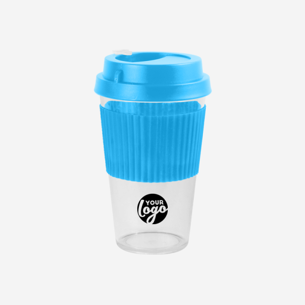 REF 1091PS SLEEVE TRAVEL MEDIUM CUP 450ML CYAN