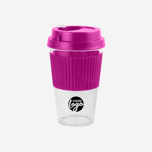 REF 1091PS SLEEVE TRAVEL MEDIUM CUP 450ML GRAPE