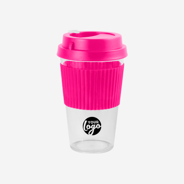 REF 1091PS SLEEVE TRAVEL MEDIUM CUP 450ML MAGENTA