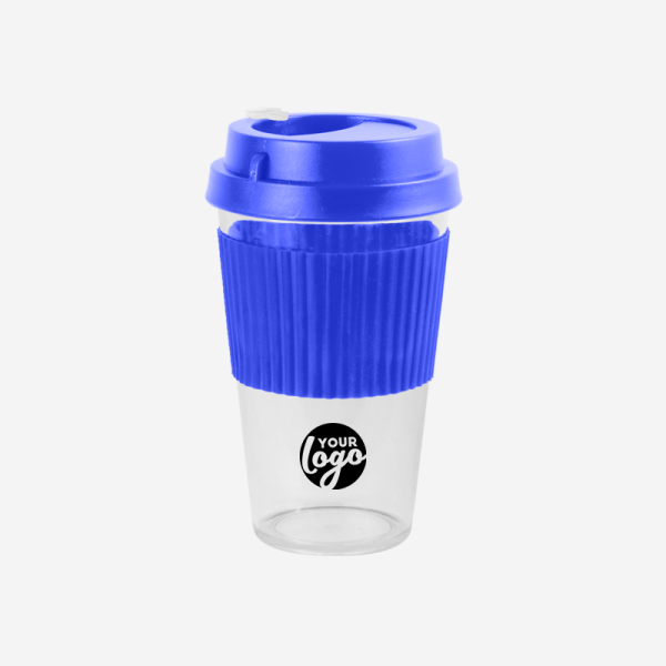 REF 1091PS SLEEVE TRAVEL MEDIUM CUP 450ML ROYAL BLUE
