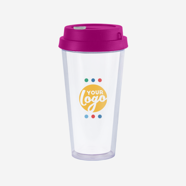 REF 1093SANP TRAVEL CUP DOUBLE WALL 400ML GRAPE 1