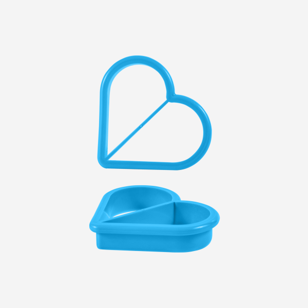 REF 1672 LUMO HAERT SHAPED SANDFWICH CUTTER CYAN