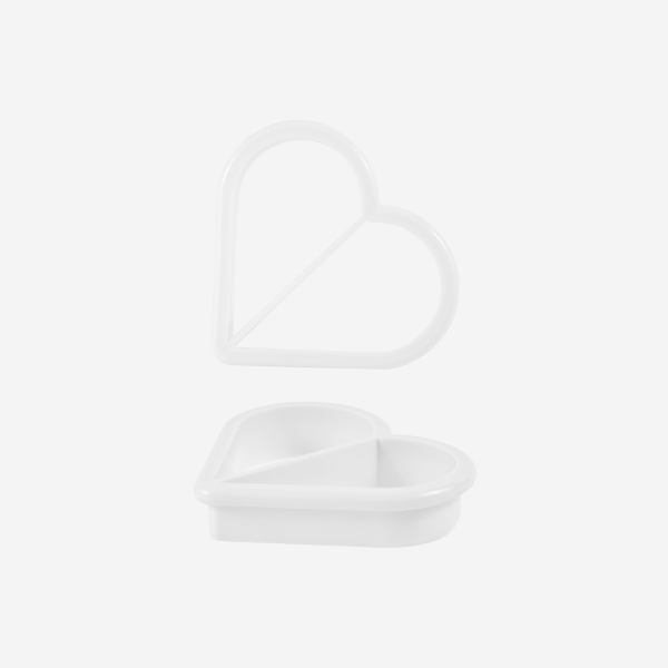 REF 1672 LUMO HAERT SHAPED SANDFWICH CUTTER WHITE