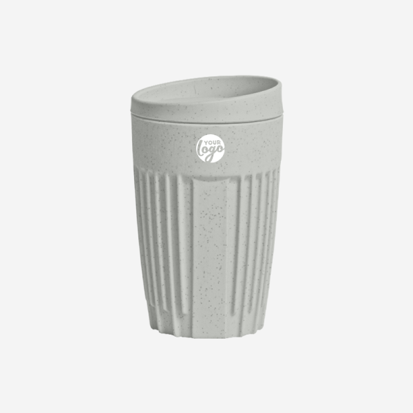 Ribbed Coffee Cup 350ml 1 REF 1740 NEW RIBBED COFFEE TUMBLER 350ML GRAY