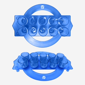 Shot Glass Circular Tray