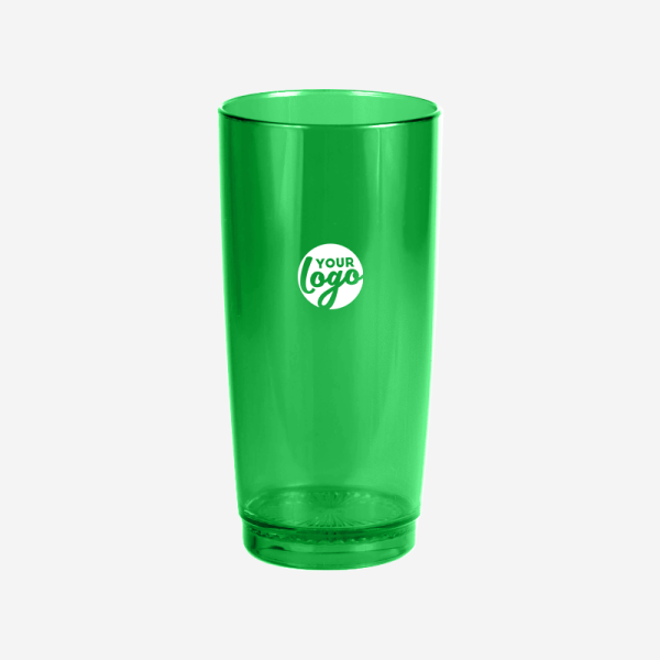 REF 446 WILLY GLASS 385ML EMERALD GREEN