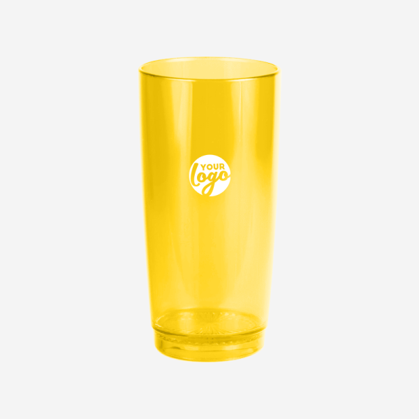REF 446 WILLY GLASS 385ML YELLOW