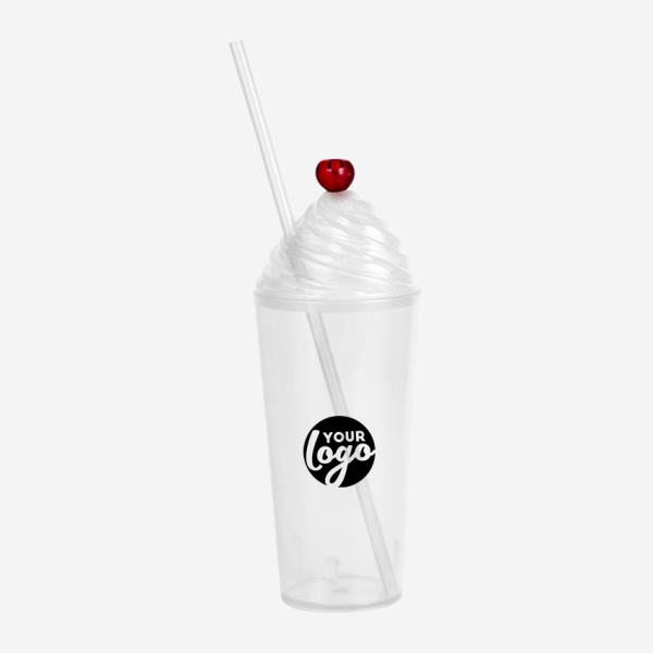 Sundae Cherry Tumbler 600ml - Clear 3 REF 464PS LUMO SUNDAE TUMBLER 600ML CLEAR