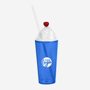 Sundae Cherry Tumbler 600ml - Clear