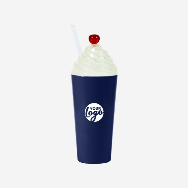 REF 467 LUMO SUNDAE CHERRY TUMBLER 600ML NAVY BLUE