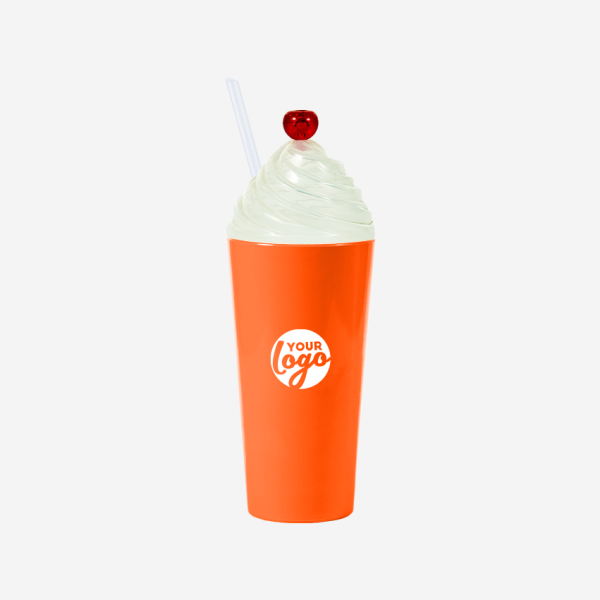 REF 467 LUMO SUNDAE CHERRY TUMBLER 600ML ORANGE