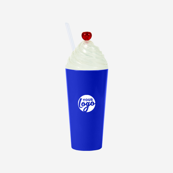 REF 467 LUMO SUNDAE CHERRY TUMBLER 600ML ROYAL BLUE