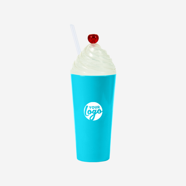 REF 467 LUMO SUNDAE CHERRY TUMBLER 600ML TURQUOISE