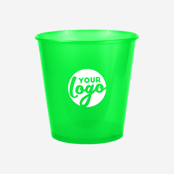 Ref 1106 Popcorn Ice Bucket Clear Neon Green