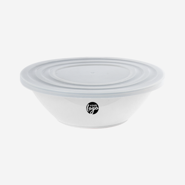 Ref. 1731 Deluxe Bowl with Slip Lid White