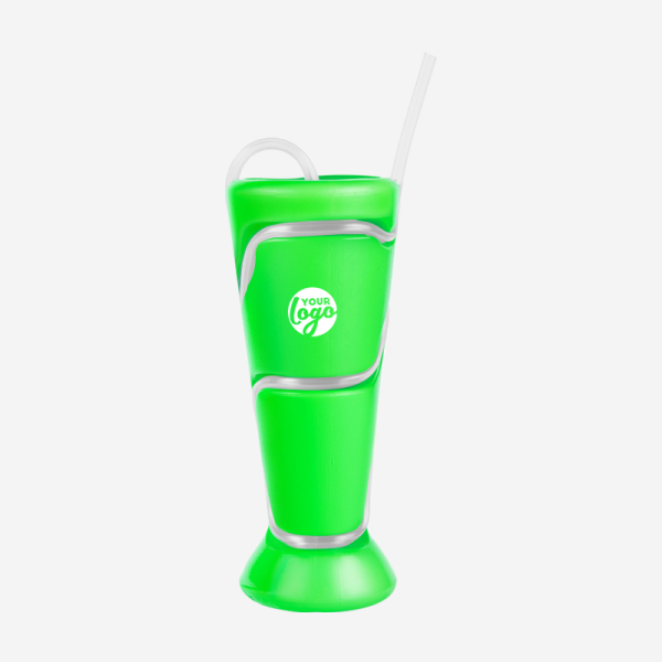 Tumbler with wrap around straw 10 Ref. 421A Lumo Tumbler 500ml Neon Green