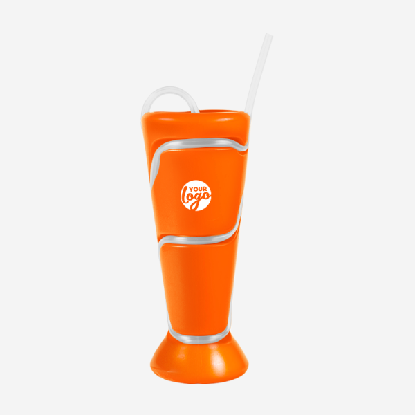 Tumbler with wrap around straw 15 Ref. 421A Lumo Tumbler 500ml Orange