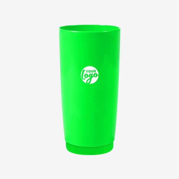 Ref 446 Willy Glass 385ml Neon Green Pad