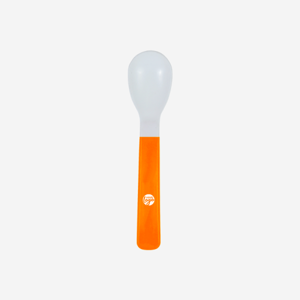REF 1048 TWO PART BABY SPOON ORANGE