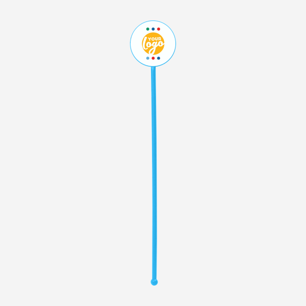 REF 401C STANDARD SWIZZLE STICK ROUND CYAN 1