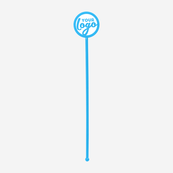 REF 401C STANDARD SWIZZLE STICK ROUND CYAN