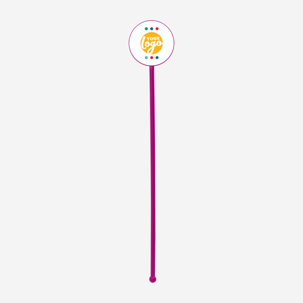 REF 401C STANDARD SWIZZLE STICK ROUND GRAPE 1