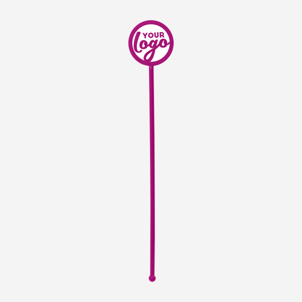 REF 401C STANDARD SWIZZLE STICK ROUND GRAPE