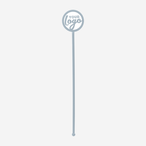REF 401C STANDARD SWIZZLE STICK ROUND GRAY