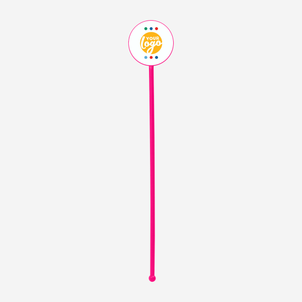 REF 401C STANDARD SWIZZLE STICK ROUND MAGENTA 1